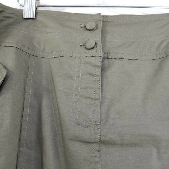 Alexandra Bartlett Olive Green Pleat Skirt Size 10 - Picture 2 of 10